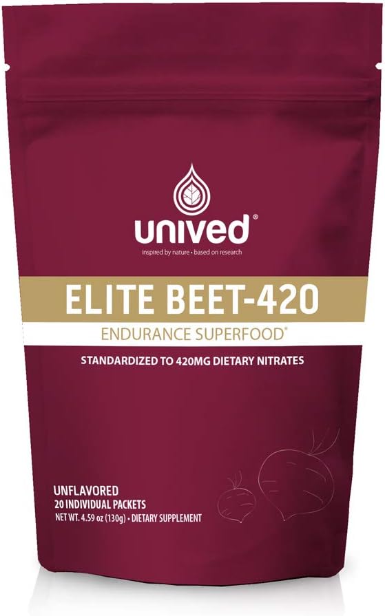 Unitiu Elite Beett-420 Beettroot Extrava estandarditzat al 6. 5% de Dietari, 420mg Nitrate Per Serving RECload Superfoved per Athletes Vegan, Caifeine-Free, Pre-Shird20 Servnes