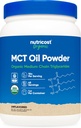 Nutricost Organic MCT Oil Powder 1 LB - Certified USDA Organic, Great for Keto, Ketosis and Ketogenic Diets - Zero Net Carbs (Medium Chain Triglyceride)