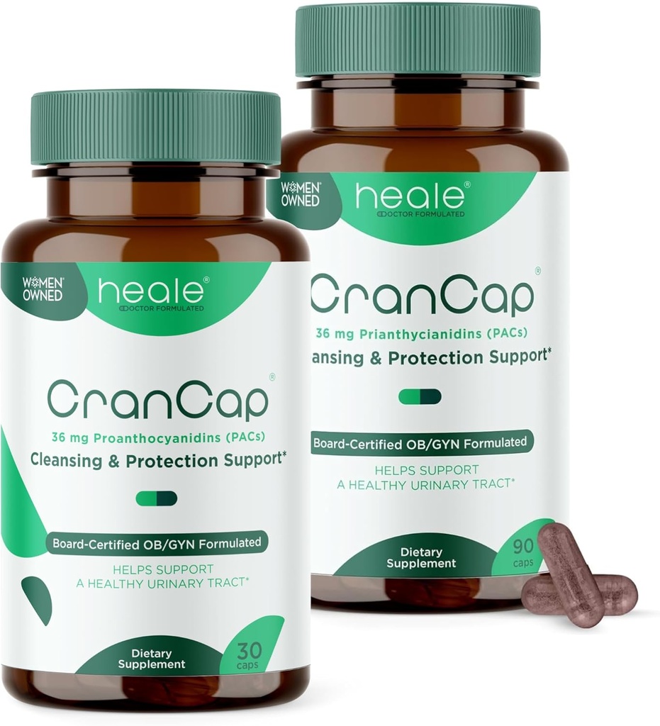 Brusnice tablete - sečilni trakt zdravje brusnice dodatek - 36mg močnih PAC - Non GSO, Vegan, Gluten brezplačno - Heale - 120 Kapsule