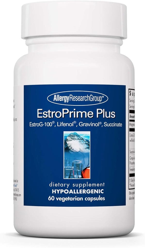 Allergian tutkimusryhmä Flashs No More Supplement - Menopause Tuki naisille, Estrogeeni, Menopause Relief, Hot Flashs & Night Sweats - 60
