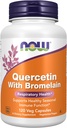כעת תוספי מזון, Quercetin עם Bromelain, Balanced Immune System *, 120 קפסולות Veg