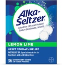 Alka-Seltzer Lime Lime Lime Heartburn Relief, Acid rapid Indigestie Relief, Antiacid cu aromă de lămâie 36 Ct