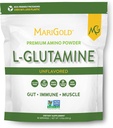MariGold纯L-Glutanine Powder - 健康古特,Immune,和肌肉支持,Non-GMO,Gluten Free,Soy & Allergen Free(每次服役5g/5000mg)