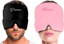TheraICE Migraine Yardım Cap, Soothing Headache Ice Pack Mask Məhsulları, Soothing Gel Hat, Face Cold Compress Baş Gerçəlik, Stres və Hangover üçün qaldırma