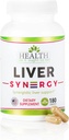 Health As It Ought To Be Liver Syn3rgy Supplement | Physician Formulated Capsules with Milk Thistle, Black Seed, Korean Ginseng | 180 Capsules