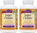 Naturens hemmelige Super Cleanse Extra Styrke Toxin Detox & Gentle Elimination Body Cleanse, Digestive & Colon Helse støtte - stimulerende blanding av 14 urter med probiotika - 200 tabletter (Pack of 2)