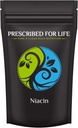 Prescribed For Life Niacin Powder | Vitamin B3 for Skin Health and Digestive Support | Vegan, Gluten Free, Non GMO | Nicotinic Acid Powder (5 kg / 11 lb)
