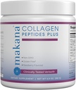 Makana Collagen Peptides Plus - med Verisol®, Vitamin C, Hyaluronic Acid & Amino Acids - Stöder hår, hud, naglar och gemensamma, 30 portioner - Raspberry Flavor