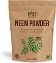 MB Билки Pure Neem Leaf Powder 100 Грам / 3.5 унция Azadirachta Indica  по време на декорацията