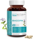 Biovitalia Natural Bacopa Supplement kapslid toetavad aju funktsiooni 1000mg - 60 kapslit