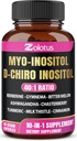 Zolotus Myo-Inositol & D-Chiro Inositol Ideal Ratio Inositol Supliment cu Bitter Melon, Milk Thistle, Turmeric, Gimnema, Chasteberry, Ceylon Scorțișoară, Ashwagandha, Berberine - 90 capsule