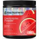 KEY NUTRIENTS Multivitamin Electrolytes Powder No Sugar for Recovery - Refreshing Watermelon Electrolyte Powder - Hydration Powder - No Calories, Gluten Free Electrolytes Powder - 90 Servings