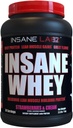 Insane Latz Insane Whey, 100% Muscle Building Whey Protein, BCAA Amino Profile, Mass Gainer, Meal Replacement (Strawberry & Cream, 30 Servings)