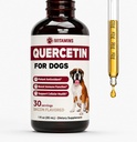 Quercetin for Dogs - Quercetin for Dogs Allergies - Helps Support Immune Health, Allergy Relief, Heart Health & Much More - Dog Allergy Relief - 1 fl oz - Bacon Flavor