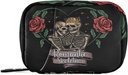 Rose Skeleton Skull trong Love Pill Box 7 ngày Case Pill Pill Pil Organzer Bag với Zipper Portable casely Case Compact kích cỡ tổ chức thêm vitamin