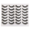 Newcally Lashes False Вії Cat Eyes Wispy Natural Faux Mink Lashes 14 Pairs Pack Light Volume Short Fake Eye Lashes Multipack