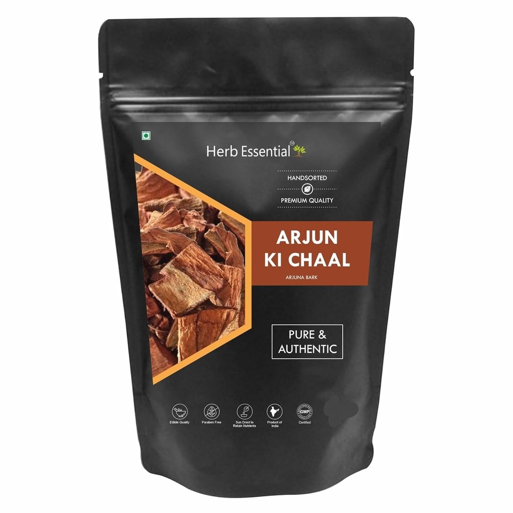 Arjun ki Chaal- Raw, Terminalia Arjuna Bark | 生ドライオーガニック Arjun Tree Bark,日干し 200 gm