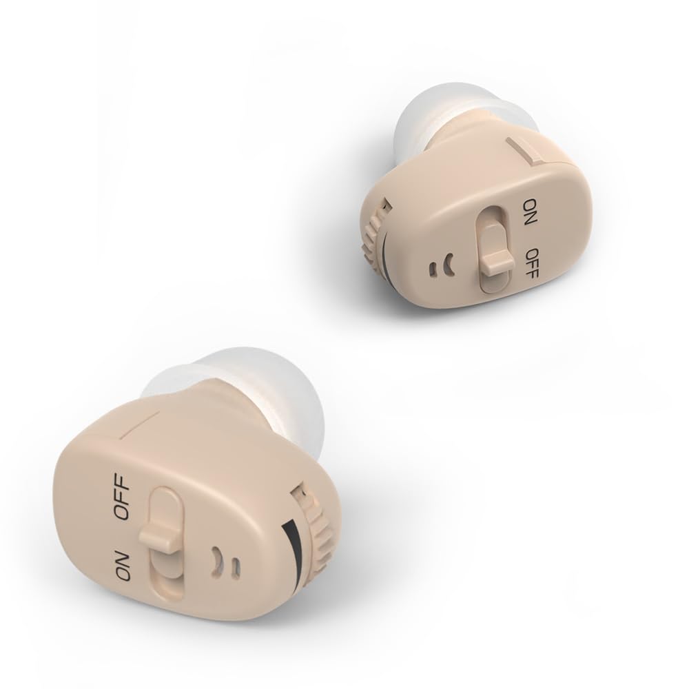 Hearing Amplifier to Aids Hearing, Premium Comfort Design and Nearly Invisible (A Pair)