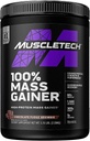 MuscleTech Protein Mass Gainer for Men & Women - Protein Powder Shakes for Weight Gain, Muscle Building & Recovery with Creatine Monohydrate - Chocolate Fudge Brownie, 5,15 libra