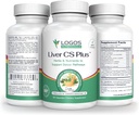 Liver CS PlusTM - 60 Powerful Liver Detox Formula Veggie Caps - Increasing Glutathione and Lowering Oxidative Stress.