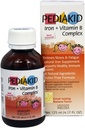 Iron + Vitamina B complexa Totes les noves vitamines Naturales i Madral suplementaris per ajudar els nens amb Fatigue, Canssió i Condicions de desplaçament