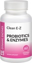 Чист E-Z Candida - Microflora Gut Balance, Candida Cleanse, Digestion of Yeast Cell Walls, Probiotics & Digestive Enzymes, Gut Flora Health
