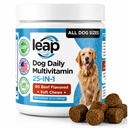 Multivitamins &Supplements for Dogs - Krill Oil, Omega 3,6,9, pre&probiotics, Essential Vitamins, for Hip & Joints, Skin &Coat,Digestive, Immunity Support (90 Chews)