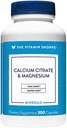 Citrat de calciu și magneziu (300 capsule) de vitamina Shoppe