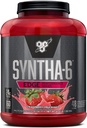 BSN SYNTHA-6 EDGE Protein Powder, con siero idrolizzato, caseina micellare, isolato di proteine del latte, zucchero basso, proteine 24g, fragola Milkshake, 48 Servings