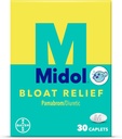 Midol Bloat Relief, Caplets med Pamabrom, 30 Count