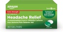Basic Care Headache Relief Geltabs, 80 Count