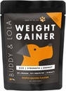 Buddy & Lola Dog Kilo Kazaner - Kilo Kazanı üçün Dog Supplement - Max Muscle Builder üçün Dog Protien Toz, All Dogs & Breeds inc Bully üçün High Calorie Supplement. Pro Food Topper - Amerikada Made