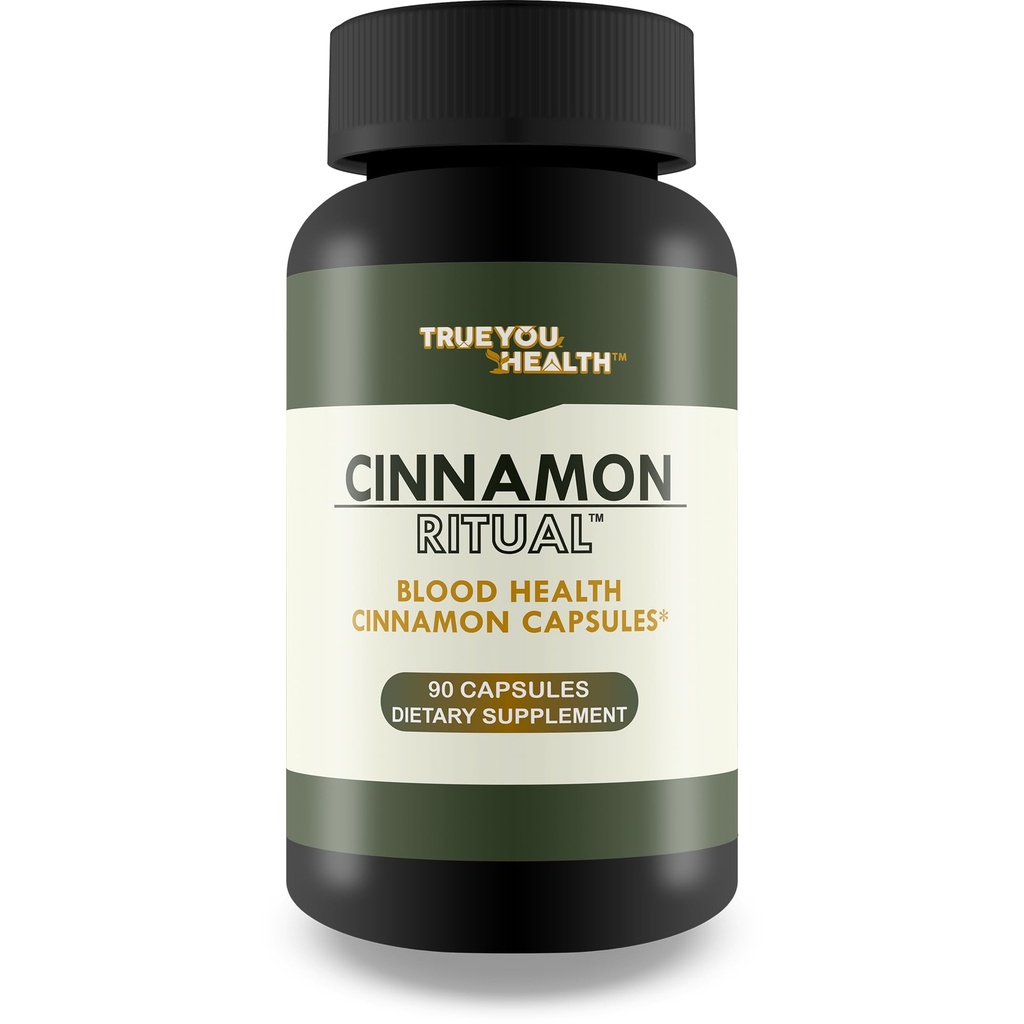 Cinnamon Ritual - Our Best Cinnamon Supplement for Blood Support - Promotes Healthy Blood Flow - Improved Formula W/Turmeric & Vitamins - Glucose Reset Ritual Sugar Health Blood Health