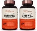 Liverwell Liver Cleanse, Reemenation, Metabolic Support - Liver Support for Liver Health w / Alvery Bioavable Milk Thistle Extract, N- Acetyl Cysteine, Alpha Lipoic Acid, Zinc, Selenium - 2 Pack