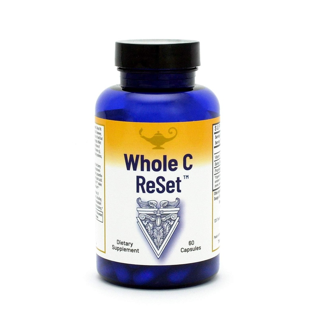 RnA ReSet Whole C Reset – Vita-C Fruit Blend with Bioflavonoids & Polyphenols, Organic Vitamin C Complex, Immune Support, NSF Contents Certified (60 Capsules)