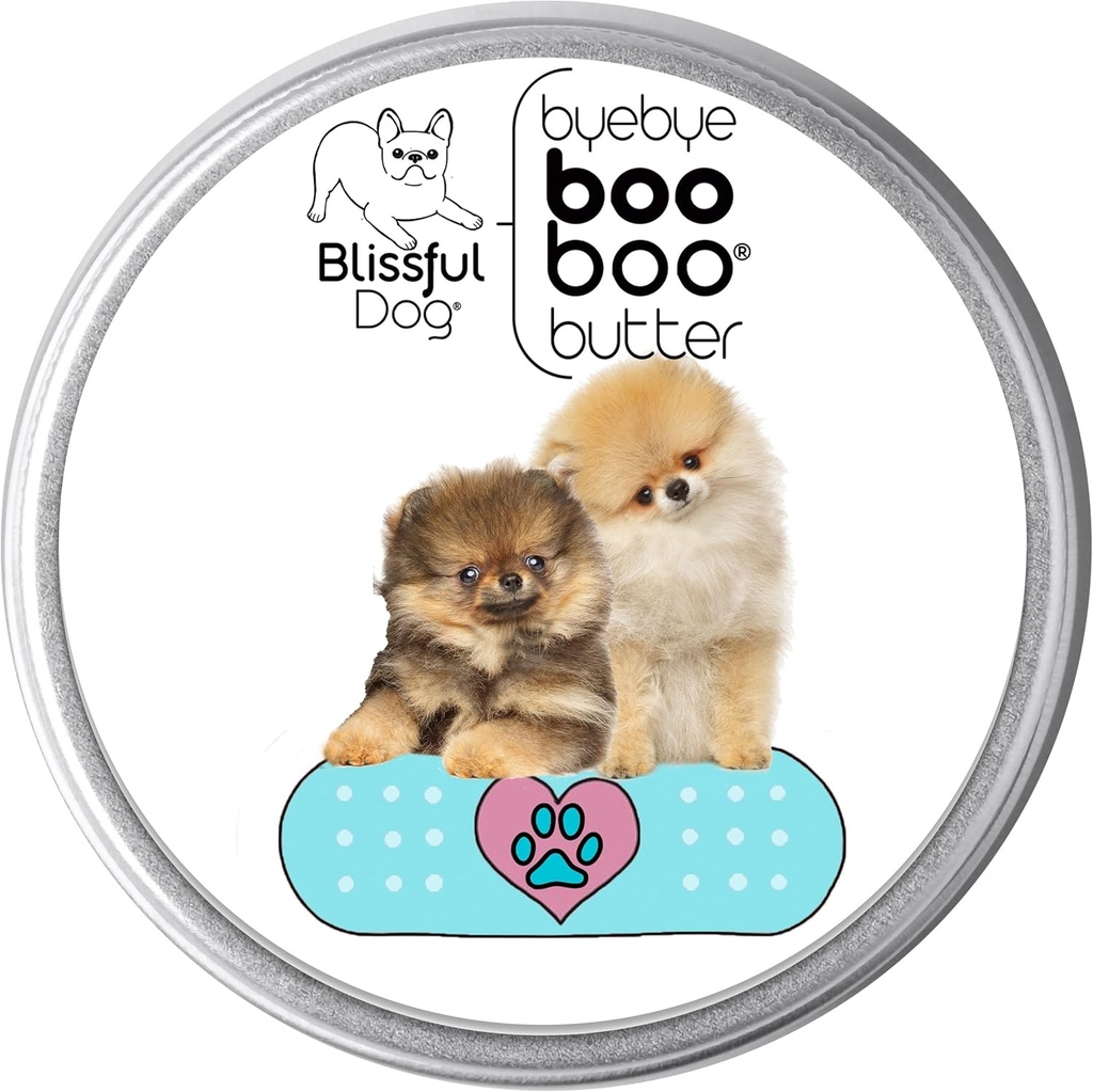 The Blissful Dog 1 oz TIN Pomerániai Booboo Butter