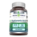 Amazing Formulas Hyaluronic Acid Supplement | 200 Mg Per Serving | 120 Capsules | Non-GMO | Gluten Free | Made in USA