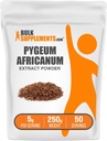 BulkSupplements.com Pygeumアフリカムエキスパウダー - Pygeumバーク、栄養補助食品 - グルテンフリー - サービングあたり5g、250g(8.8オンス)(パッケージ1)
