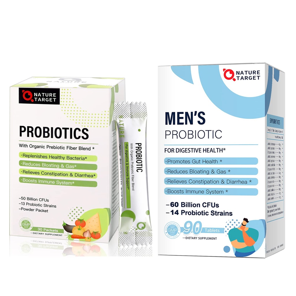 NATURE TARGET Probiotics for Men/Women/Kids/Family