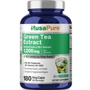 NusaPure Green Tea Capsules, 1200 mg, 180 Veggie Capsules (Non-GMO, Vegan)