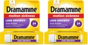 Dramamine All Day Weniger Drowsy Bewegung Krankheit Relief | 8 Tabletten enthalten (Pack von 2)