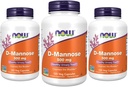 NOW 식품 보조 식품, D-Mannose 500 mg, Non-GMO 프로젝트 검증, 건강한 Urinary Tract*, 120 Veg 캡슐 (포장 3)