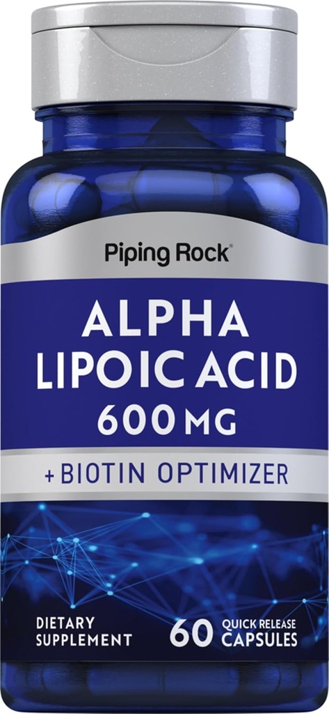 Piping Rock Alpha Acid lipoic 600mg 