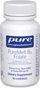 Pure Encapsulations PureMelt B12 Folate - Active B Vitamin with L-5-MTHF - Metabolisme Support & Red Blood Cell Function* - Non-GMO & Vegan - 90 Lozen