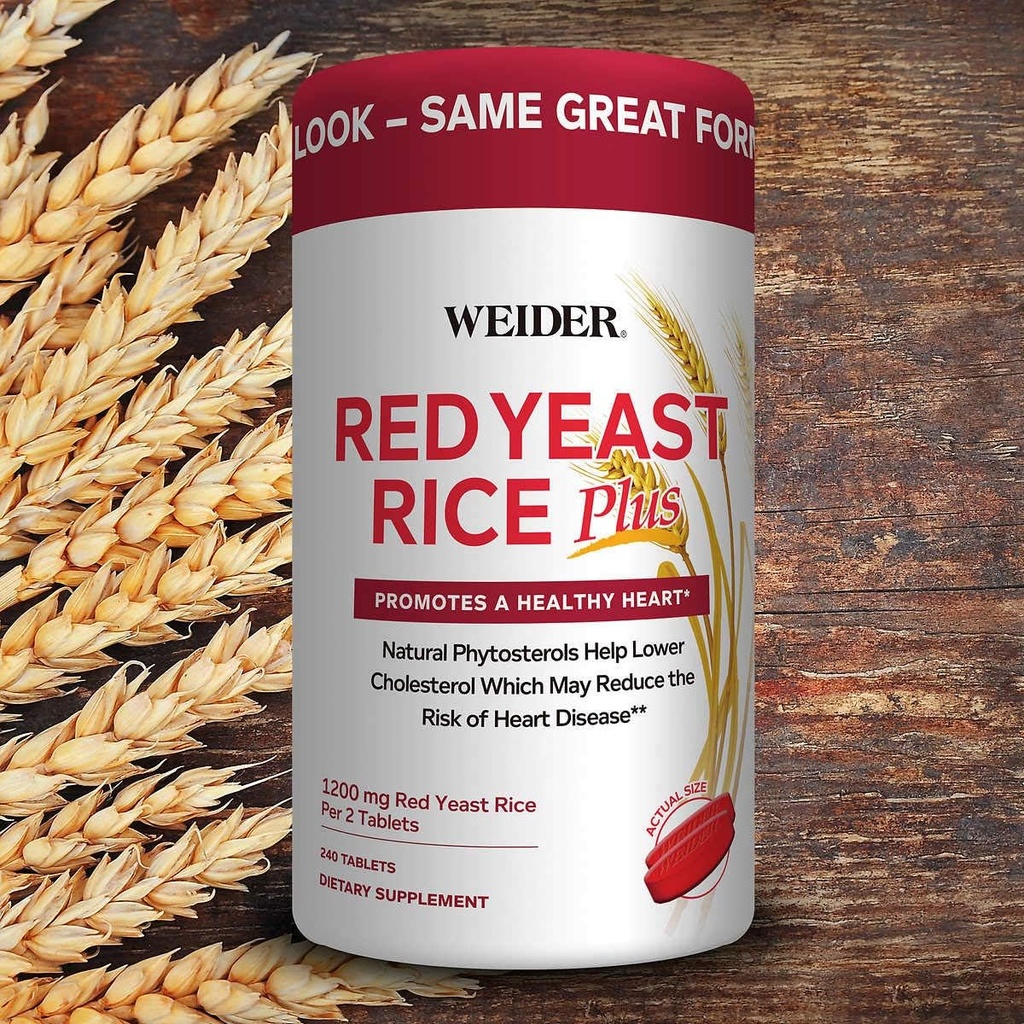 Red Yeast Rice Plus 1200 mg, 240 tablet Phytosterols 850 mg. per Serving. # B