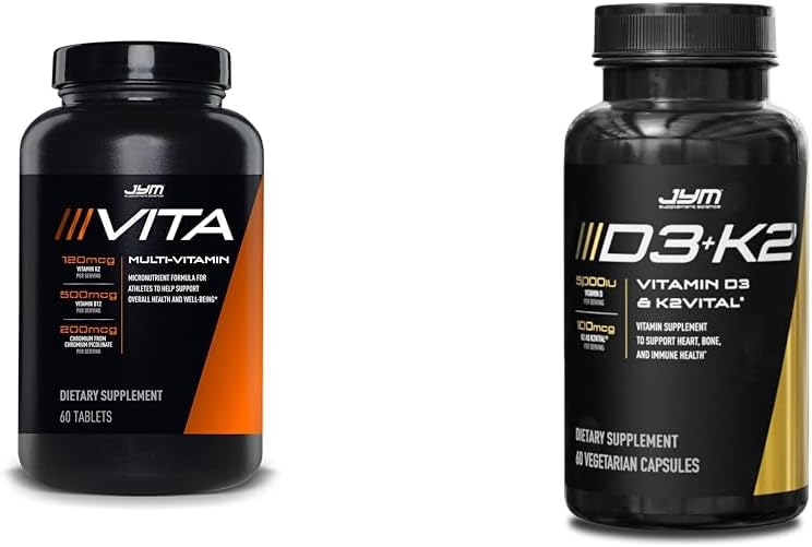 JYM Supplement Science Vita JYM Multivitamin, D3 & K2 Bone e supporto cardiovascolare 60 compresse