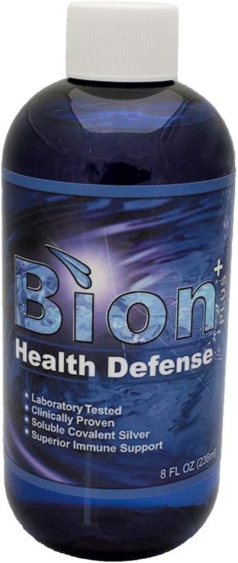 Bion SS Defesa de Saúde Hidrosol de Prata Saturado com Ozone 8 Fl Oz