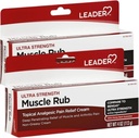 Leader Raumenų rub - Fast- Veikia, Deep Penetrating Relief Sore muscles ir sąnariai, Mažas artritas ir nugaros skausmas Religija, Non-riebalinė Formulės Aktualgesic, Kamparas, Mentolis & metilsalic 2-pakuotė