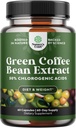 Pure Green Coffee Bean Extract Supplement – Best for Weight Loss Appetite Suppressant – 750 mg with Chlorogenic Acid Best Energy Booster Advanced Natural Potent Formula – 60 Capsules
