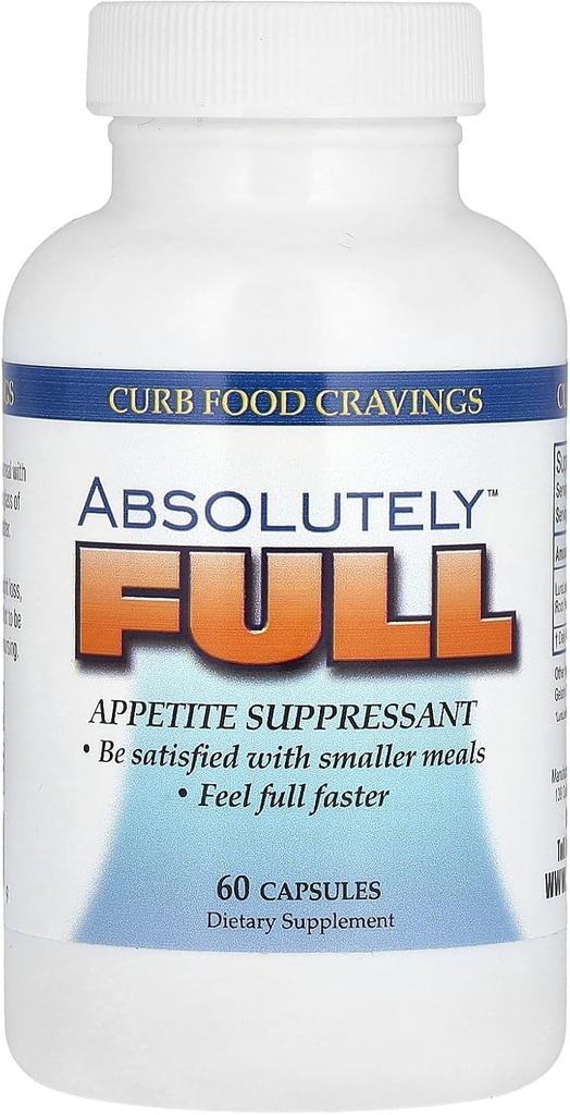 Absolute Nutrition, Curb Food Cravings, Absolutely Full, 60 Caps